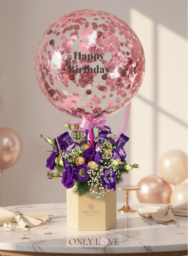 HAB12 Hot Air Balloon Bloom Box