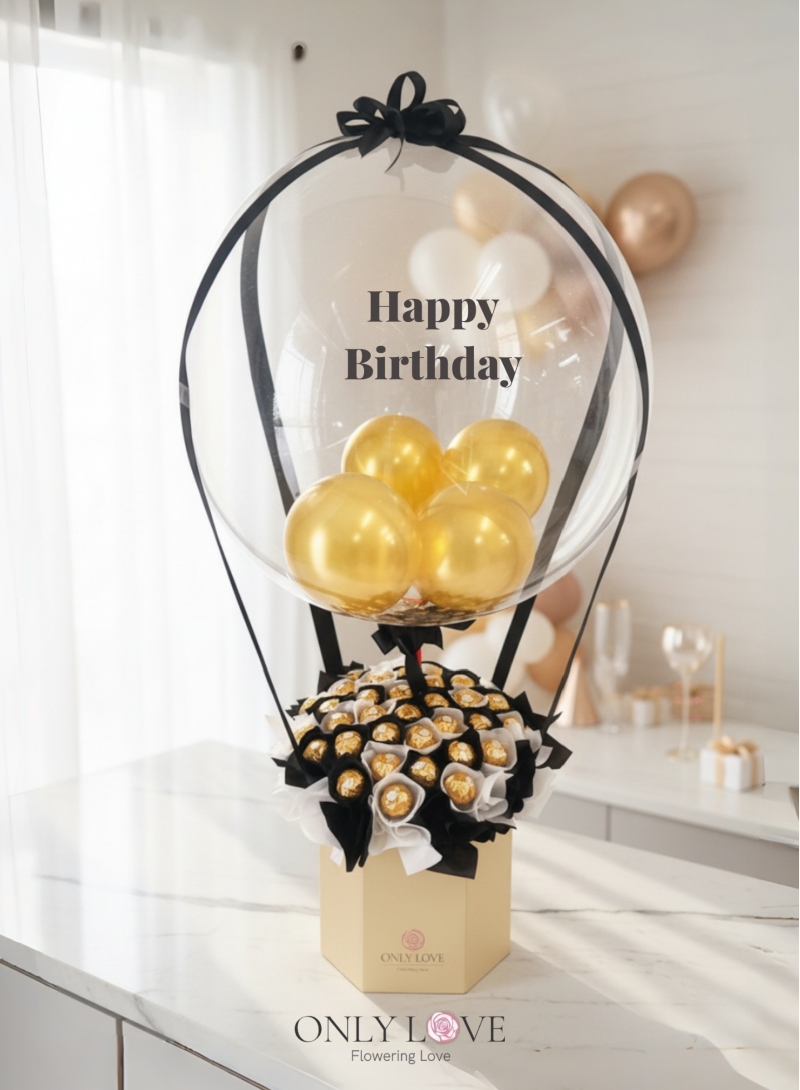 HAB08 Hot Air Balloon Bloom Box