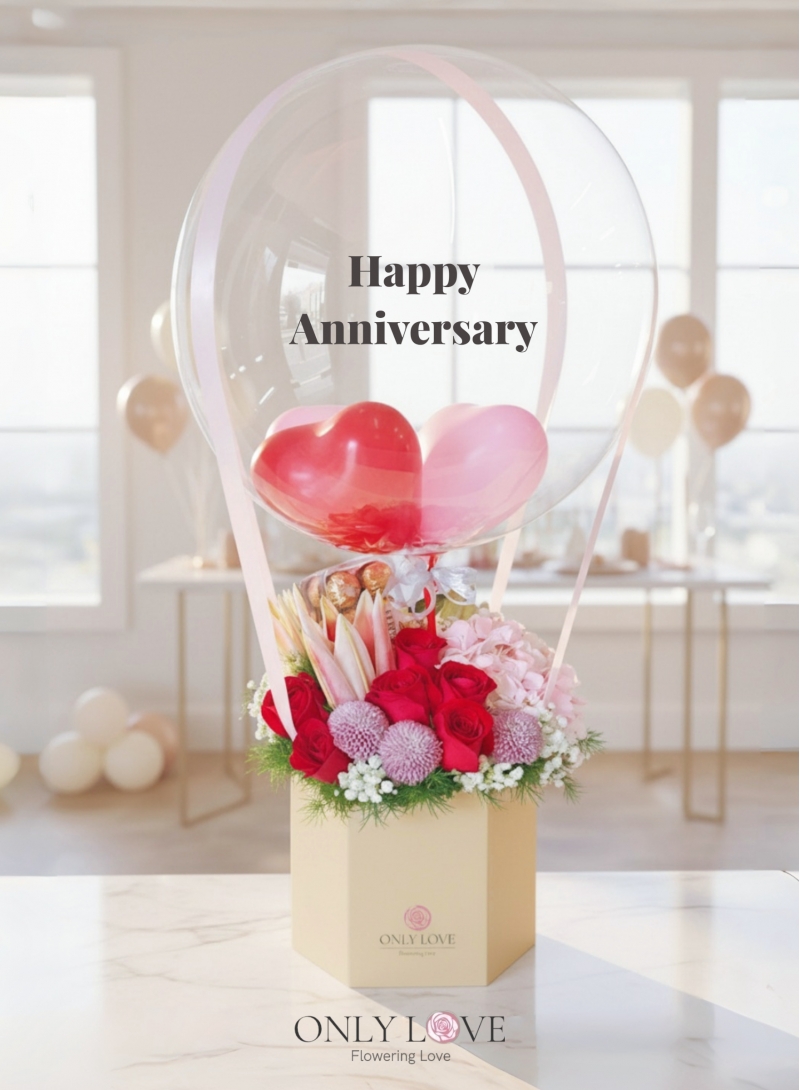 Hot Air Balloon Bloom Box