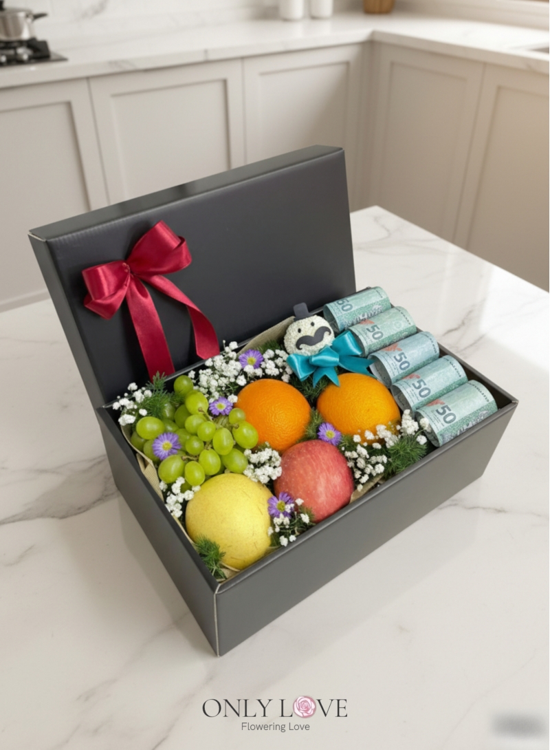 LB02 Money & Fruits Gift Box