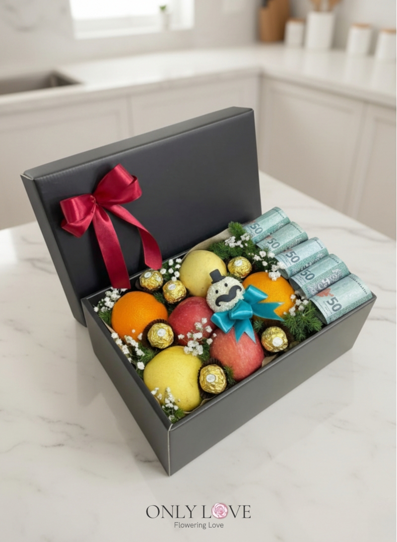 LB01 Money & Fruits Gift Box