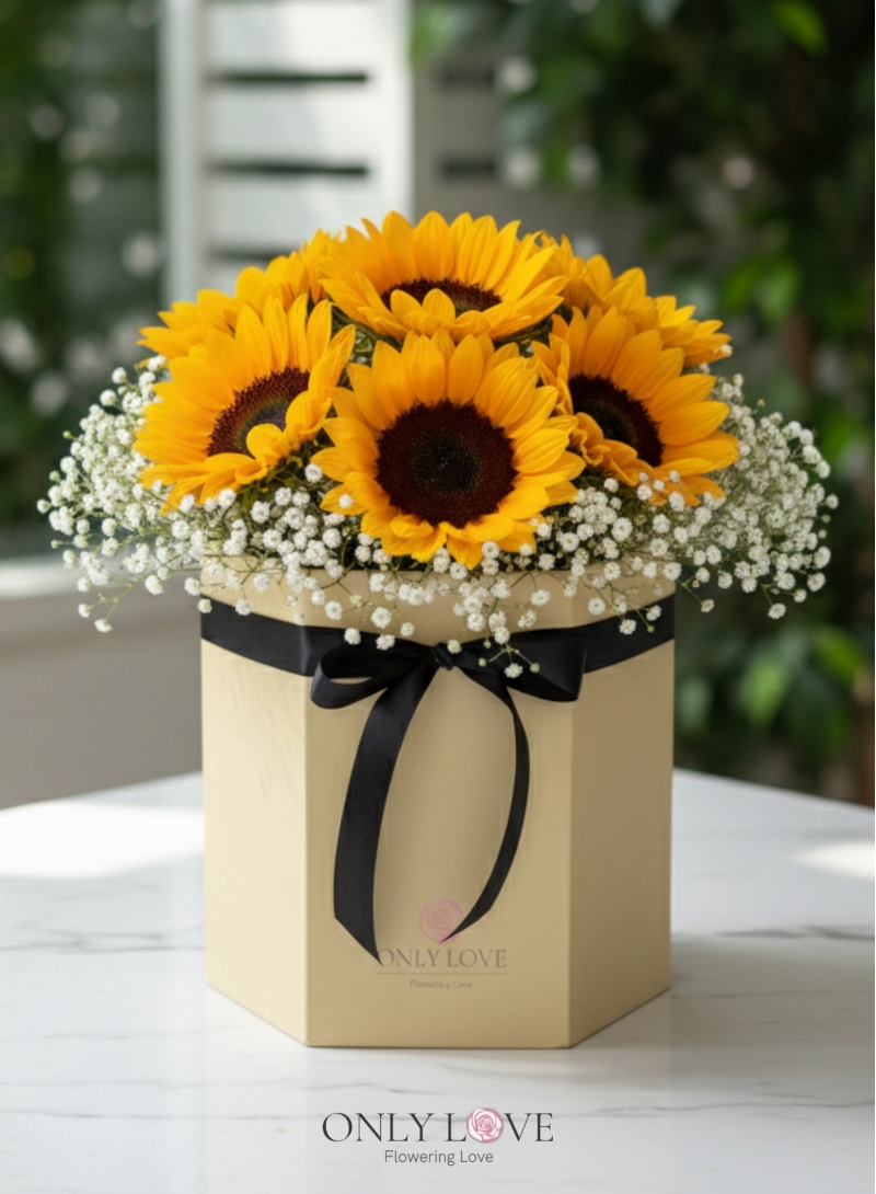 BB123 Sunflowers Flower Bloom Box
