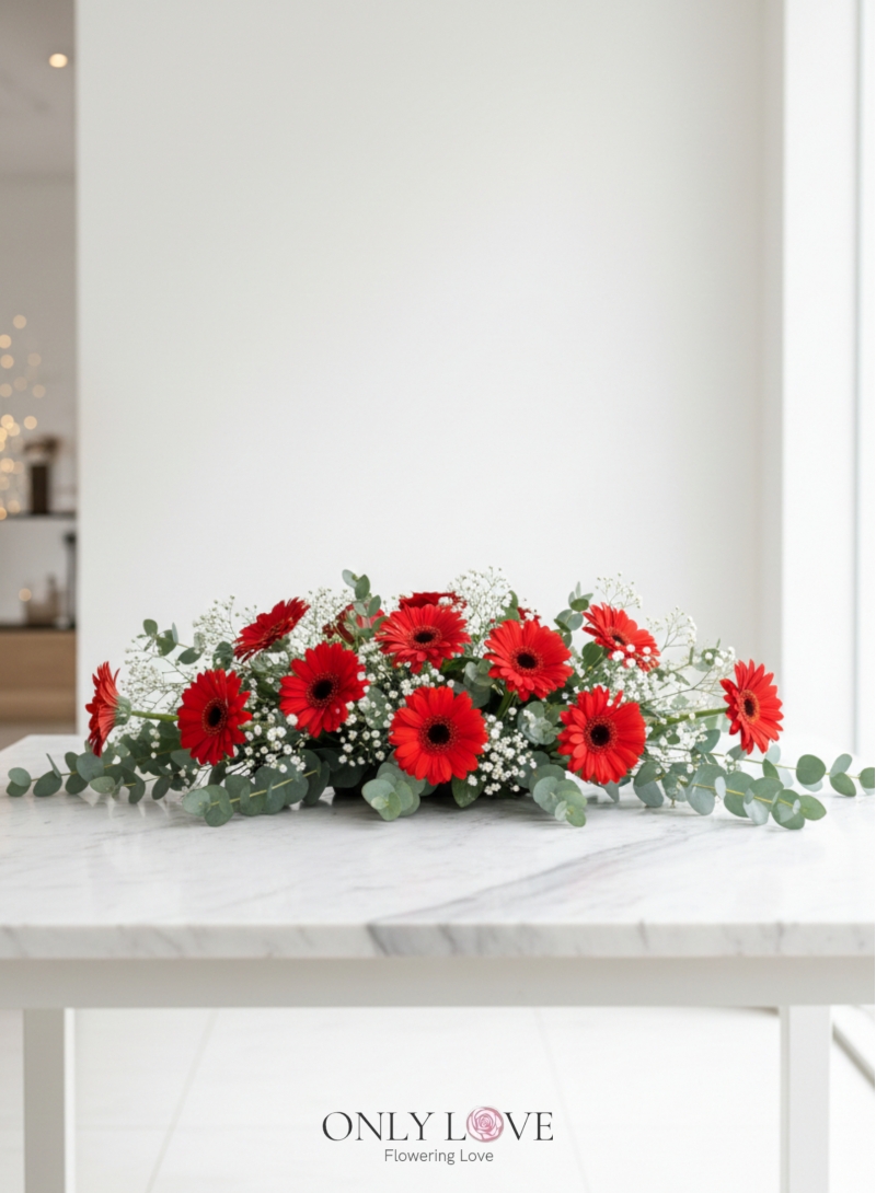 TC002 Gerbera Table Centerpiece Flowers