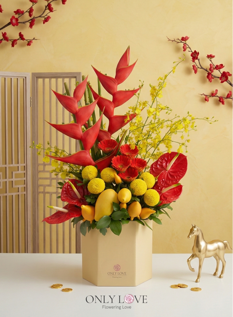 CNY023 Fortune Wealth Flowers