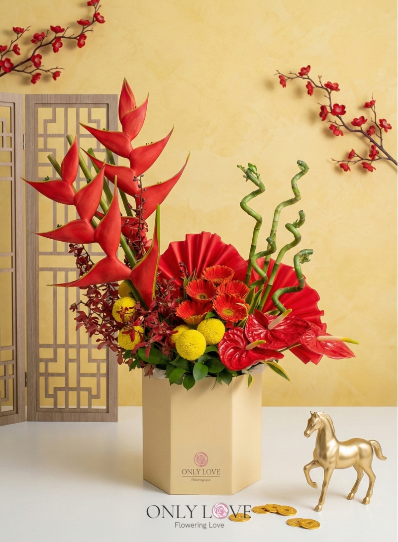 CNY024 Fortune Wealth Flowers