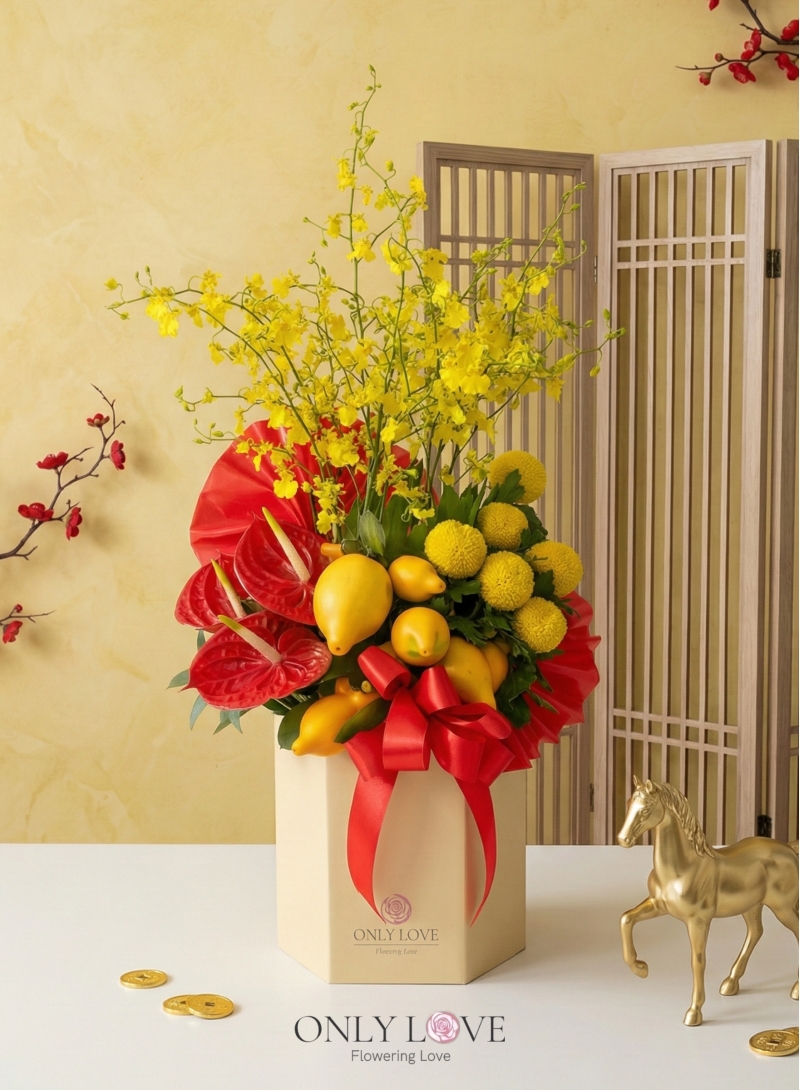 CNY021 Fortune Wealth Flowers