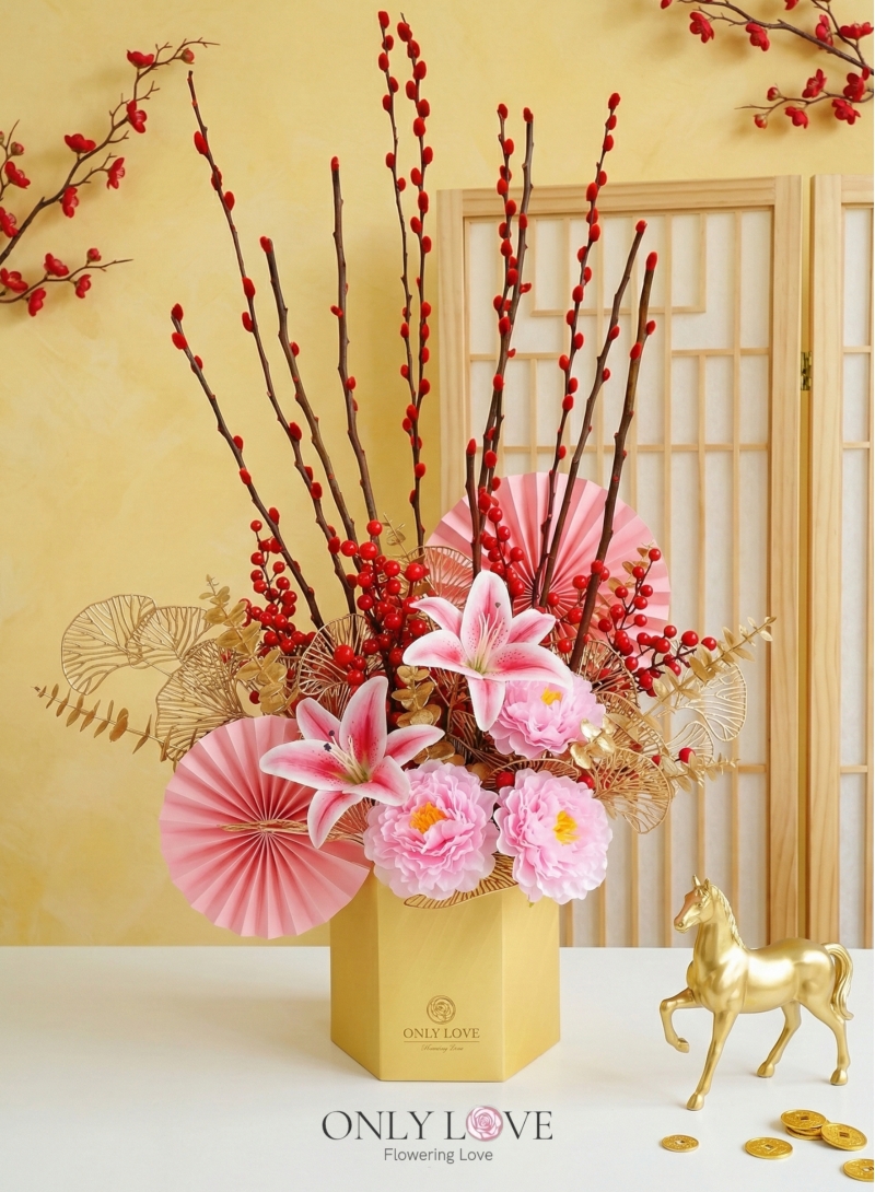 CNF001 Artificial CNY Flowers