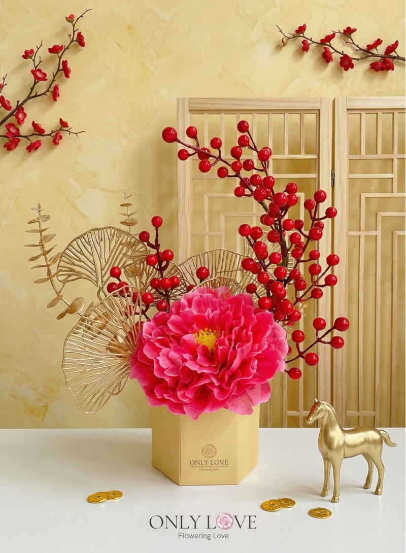 CNF005 Artificial CNY Flowers
