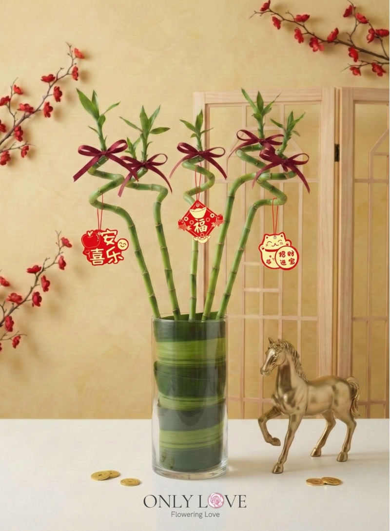 CNY027 Bamboo in Vase