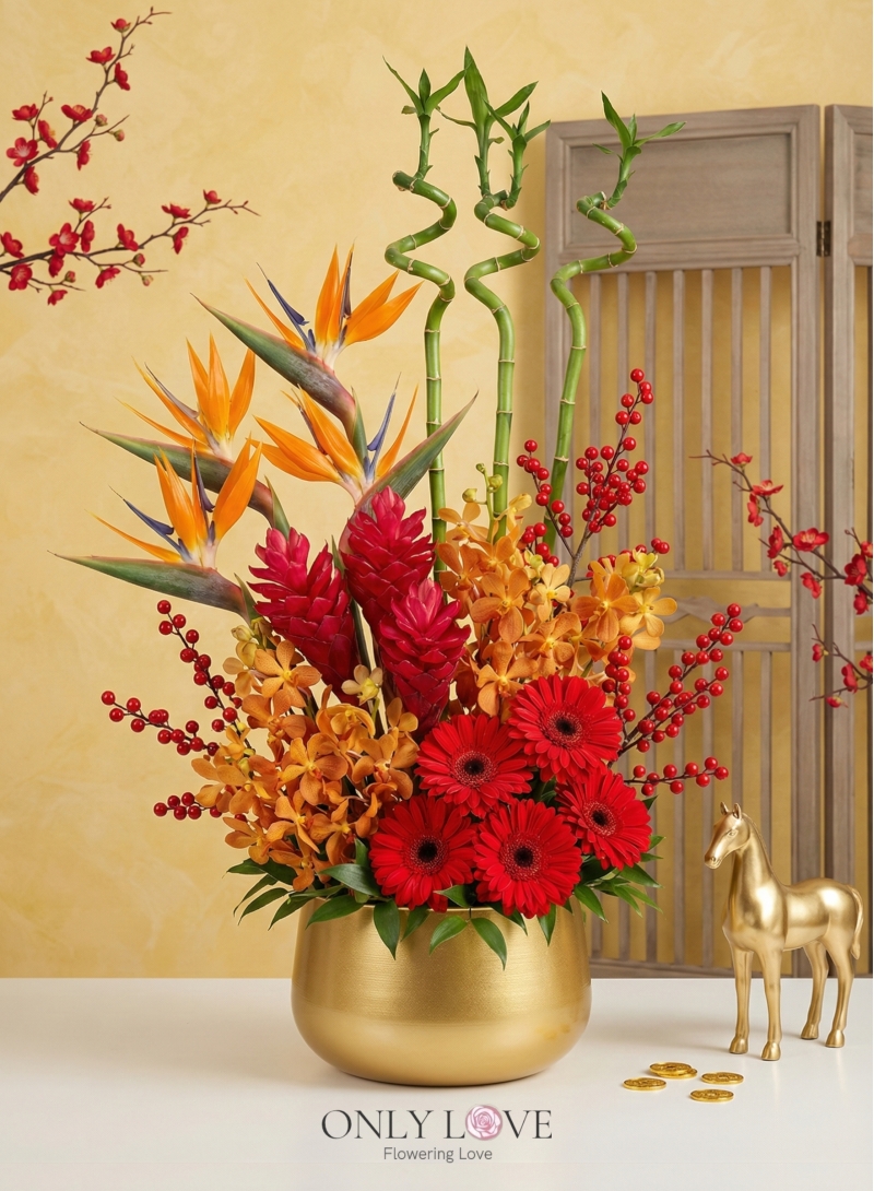 CNF041 Fortune Wealth Flowers