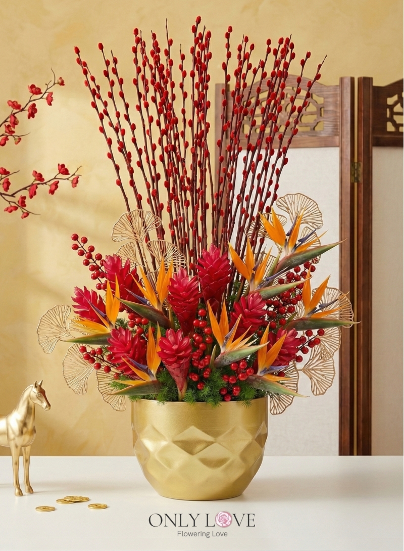 CNF043 Fortune Wealth Flowers