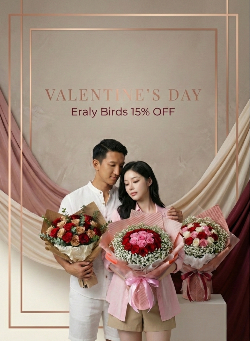 Valentine’s Day 15% OFF