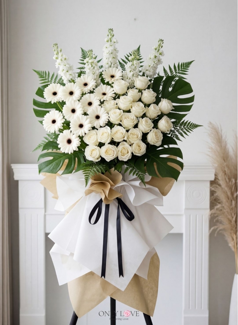 C96 Sympathy Flower Stand (5.5' H)