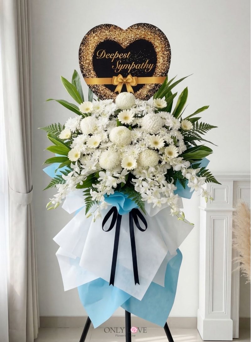 C97 Sympathy Flower Stand (5.5' H)