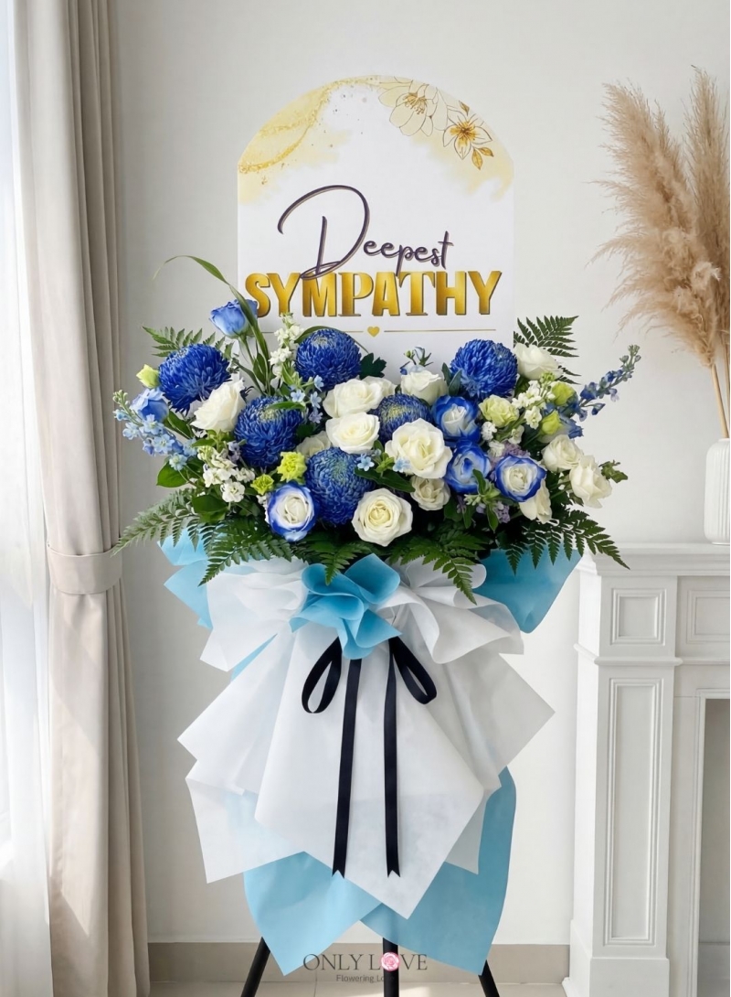 C98 Sympathy Flowers Stand (6ft Height)