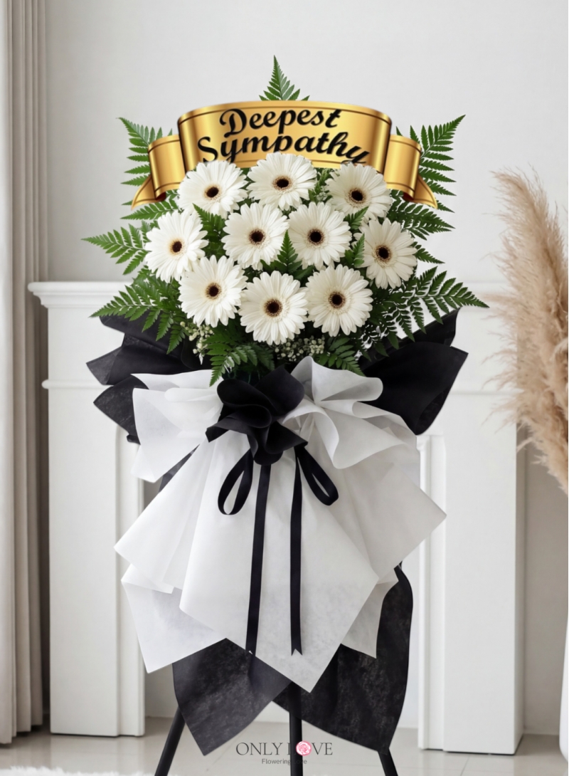 C167 Sympathy Flowers Stand