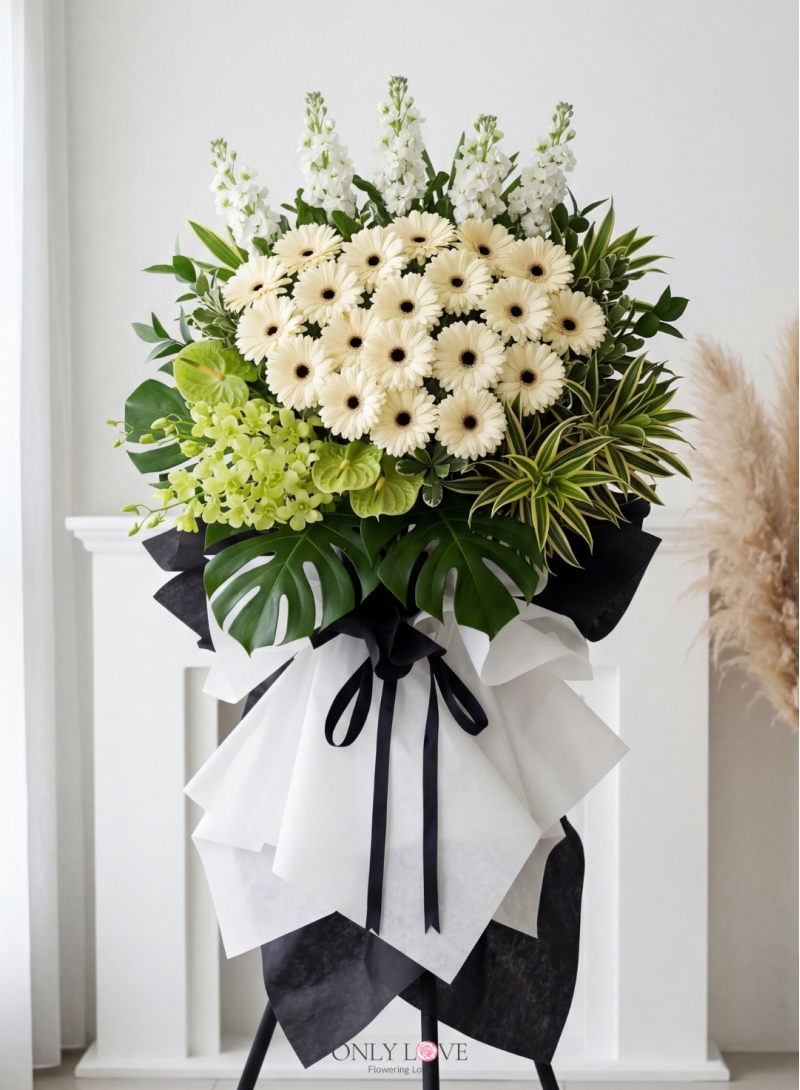 C169 Sympathy Flowers Stand