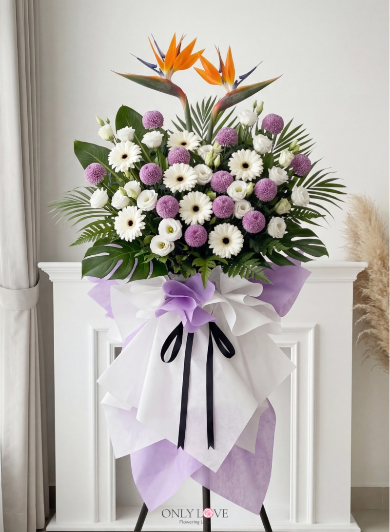 C101 Condolence Wooden Stand