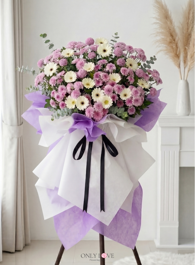 C173 Sympathy Flowers Stand