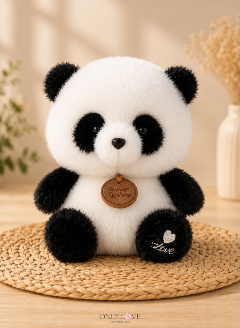 AD040 Little Love Panda Plush Toy 16cm H