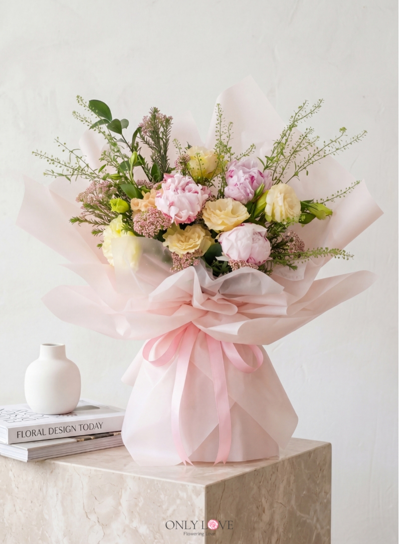PE04 Peonies Bouquet