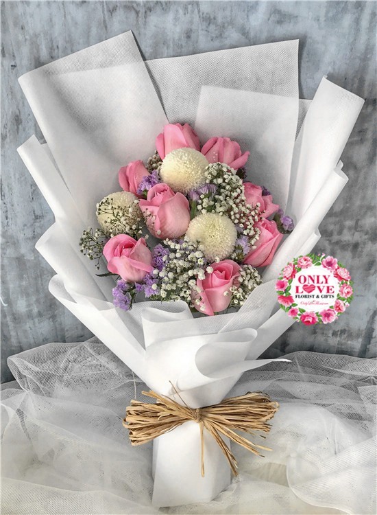 KS011 Korea Style Bouquet | Same day flower delivery to Malaysia | Only