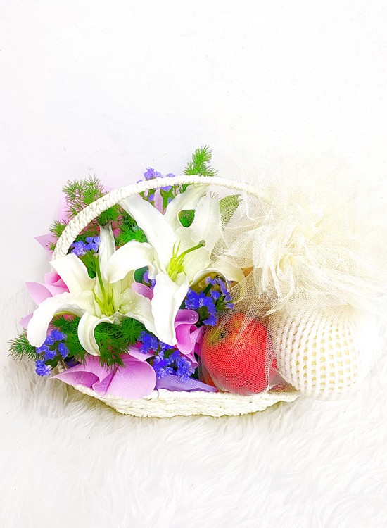 F33 Fruits & Flowers Basket