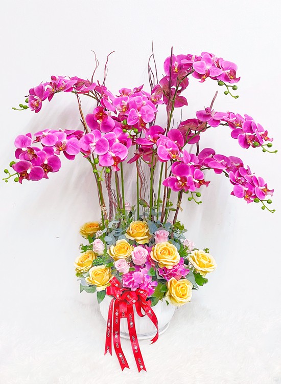 AB17 Artificial Orchid Flowers