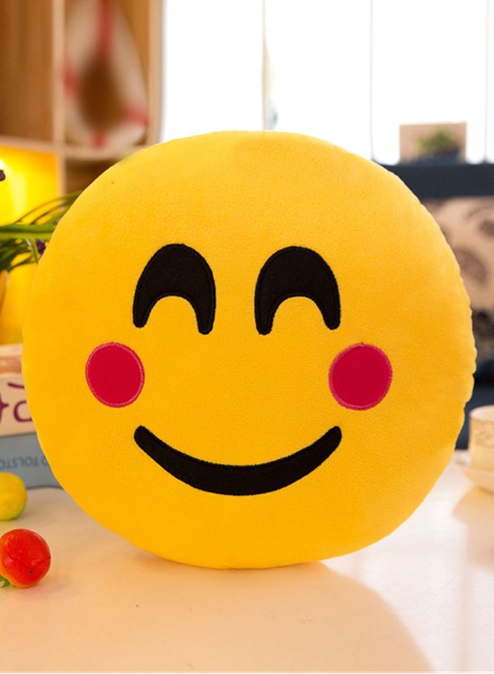 AD038 Smiley Face Emoji Cushion 30cm(H)