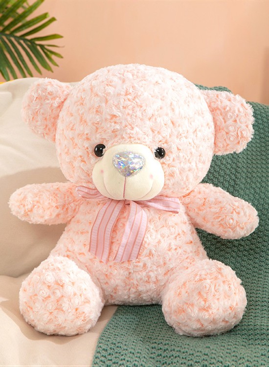 AD043 Pink Ribbon Teddy Bear 40cm (H)