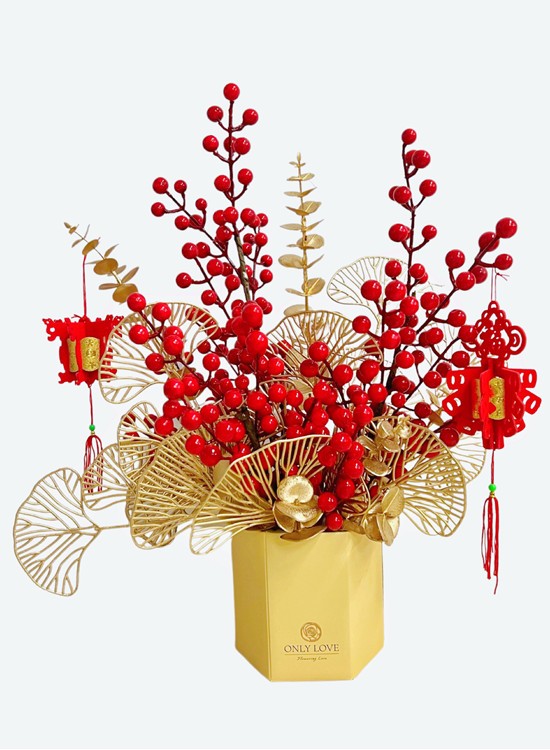 CNF004 Artificial CNY Flowers