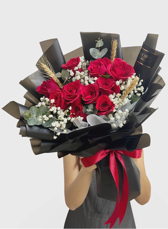 L111 Korean Style Rose Bouquet