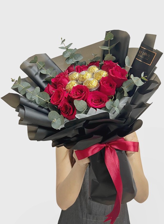 L151 Korean Style Rose Bouquet