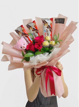 Chocolate with Balloon - Only Love Florist & Gifts