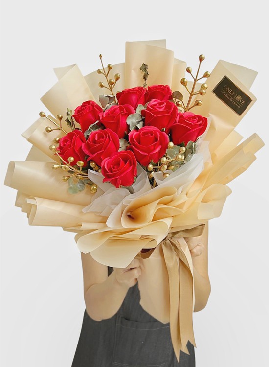 SF38 Soap Roses Bouquet (Artificial)