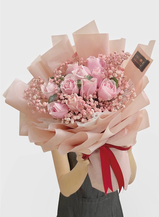 L135 Korean Style Rose Bouquet
