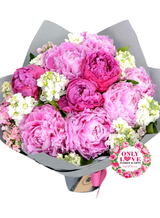 ONLY LOVE® Peonies Bouquet (Kedai Bunga) | PE03 Peonies Bouquet Flower ...