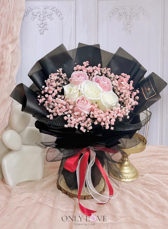 L145 Korean Style Rose Bouquet