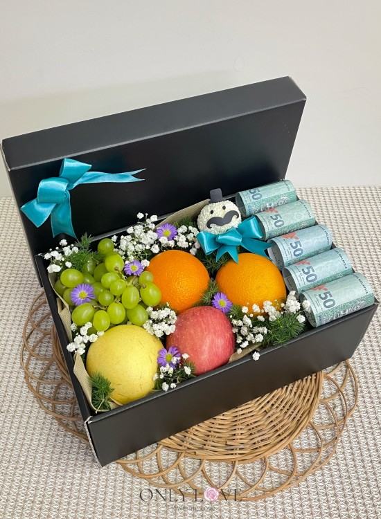 LB02 Money & Fruits Gift Box