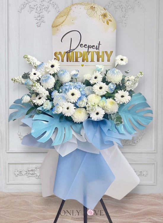 C92 Sympathy Flowers Stand (6ft Height)