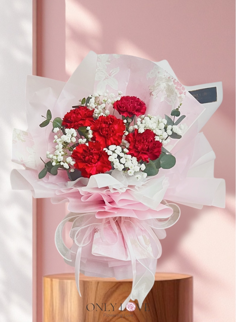 MD010 Classic Elegance Carnation Bouquet