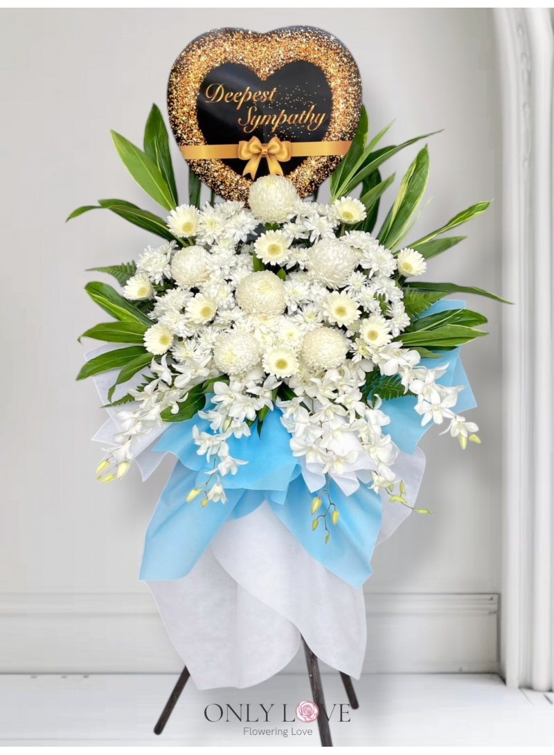 C97 Sympathy Flower Stand (5.5' H)