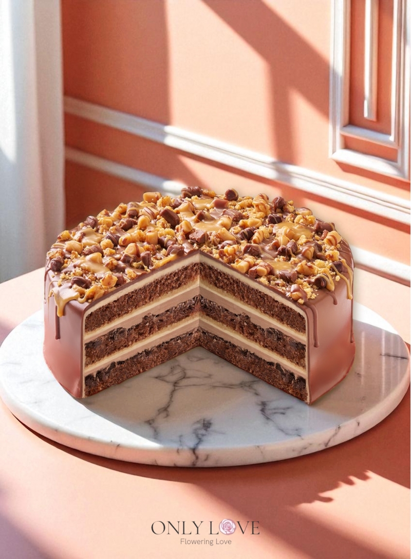 SRC11 Caramel Crème Choc Cake
