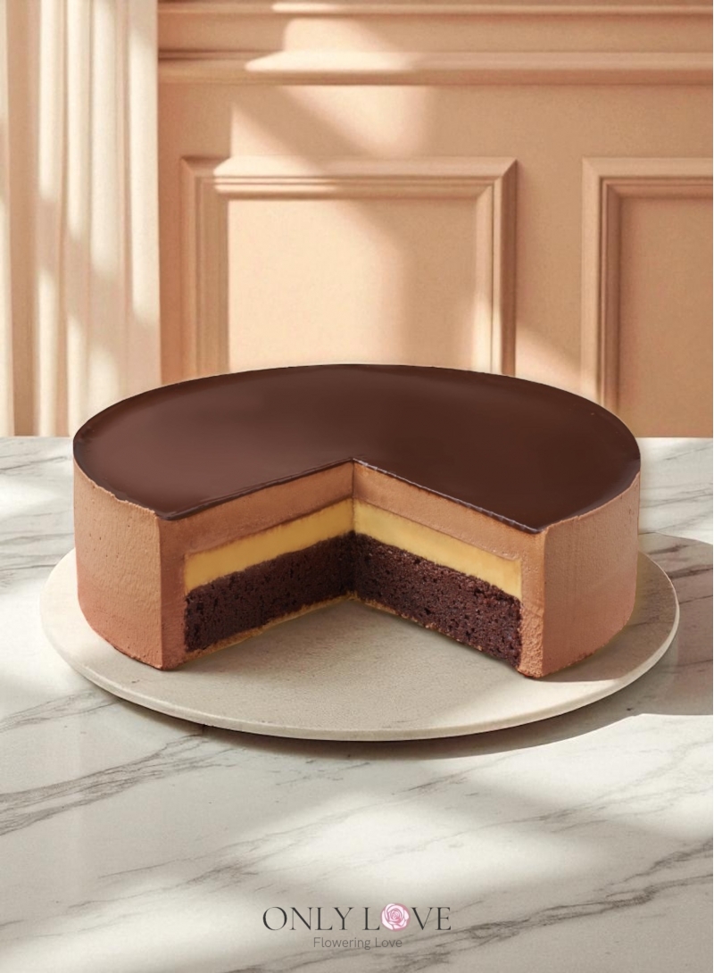 SRC18 Chocolate Brulee Cake