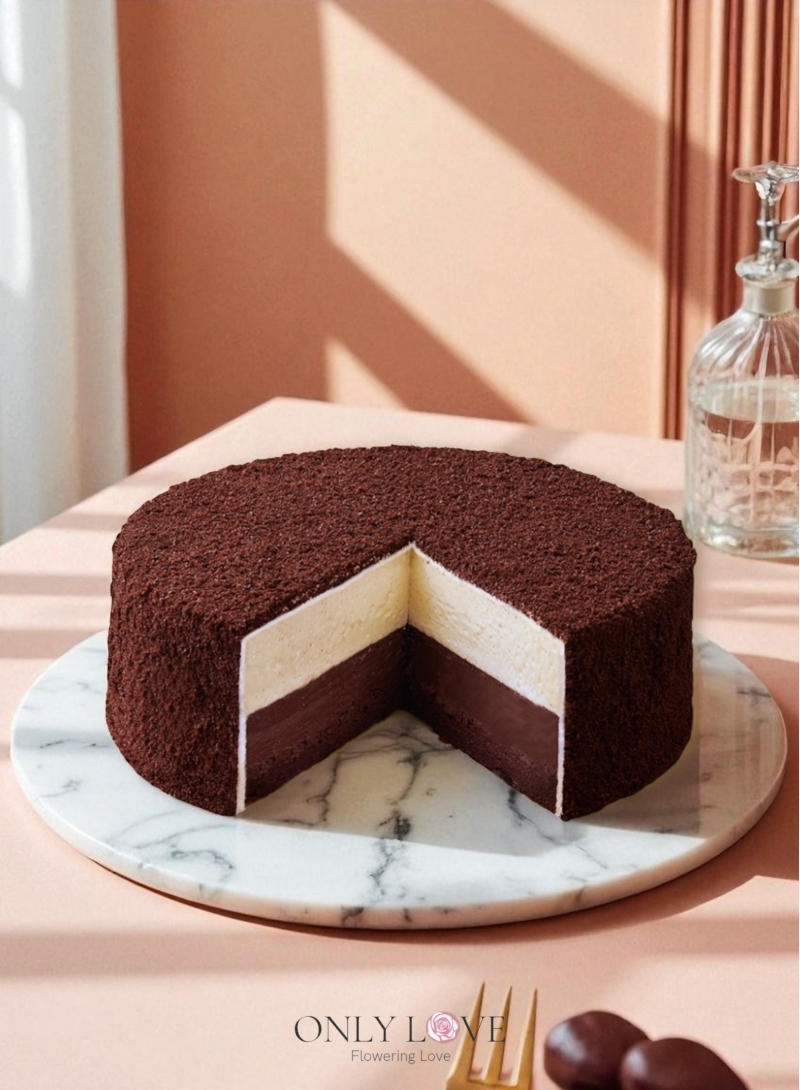 SRC03 Hokkaido Triple Cheese Chocolate Cake