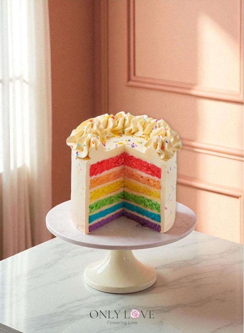 SRC20 Mini Confetti Rainbow Cake