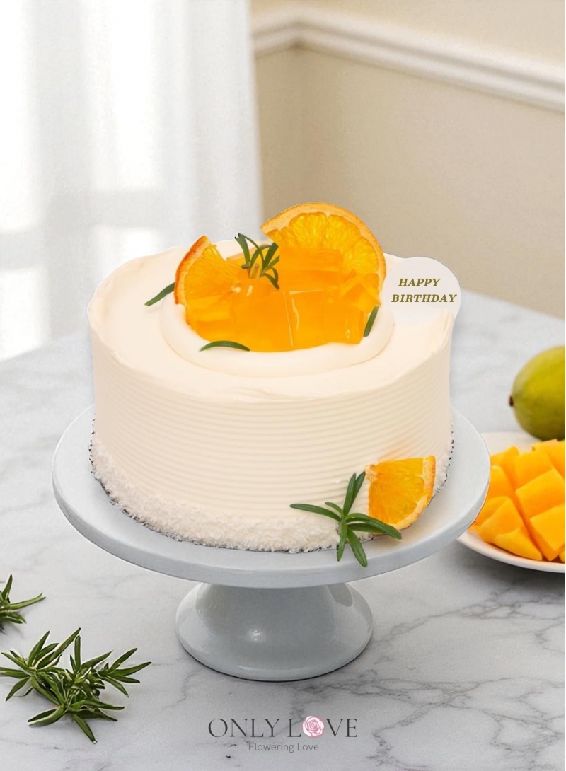 D12 Mango Yogurt Cake 8"