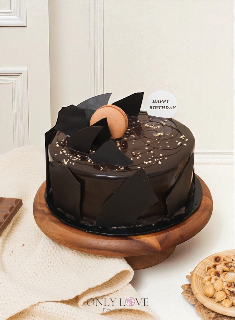 D09 Chocolate Rocher Cake 8"