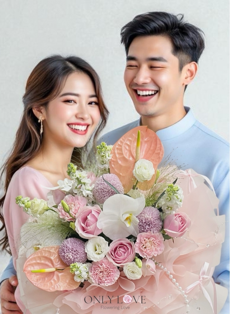 KS023 Korean Style Rose Bouquet