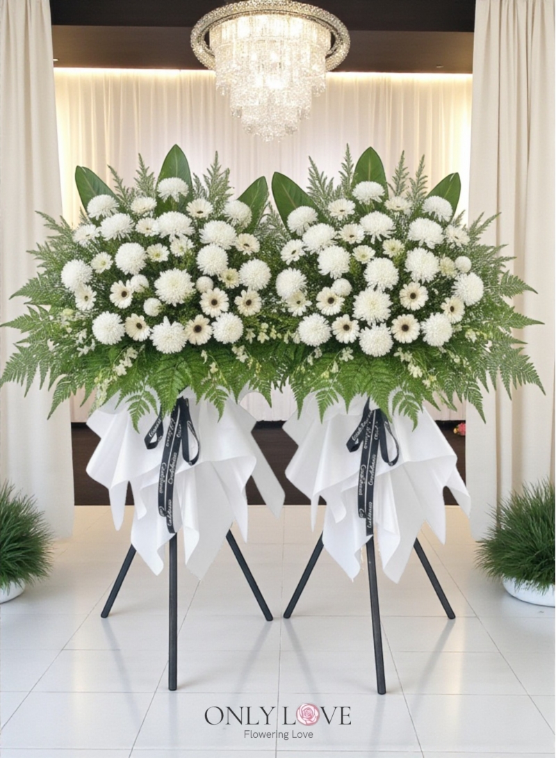 C142 Condolence Flower Stand